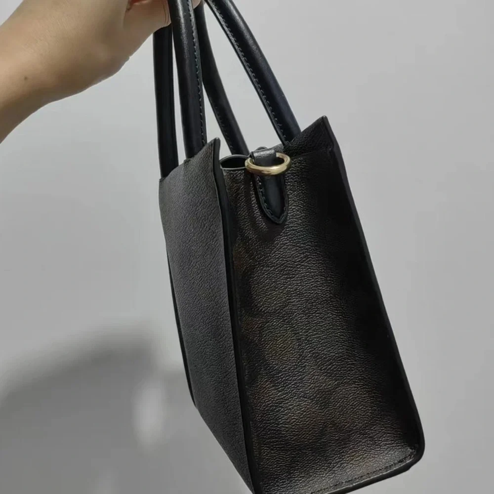 Coach Brown-Black Bag - Picture 3 of 6